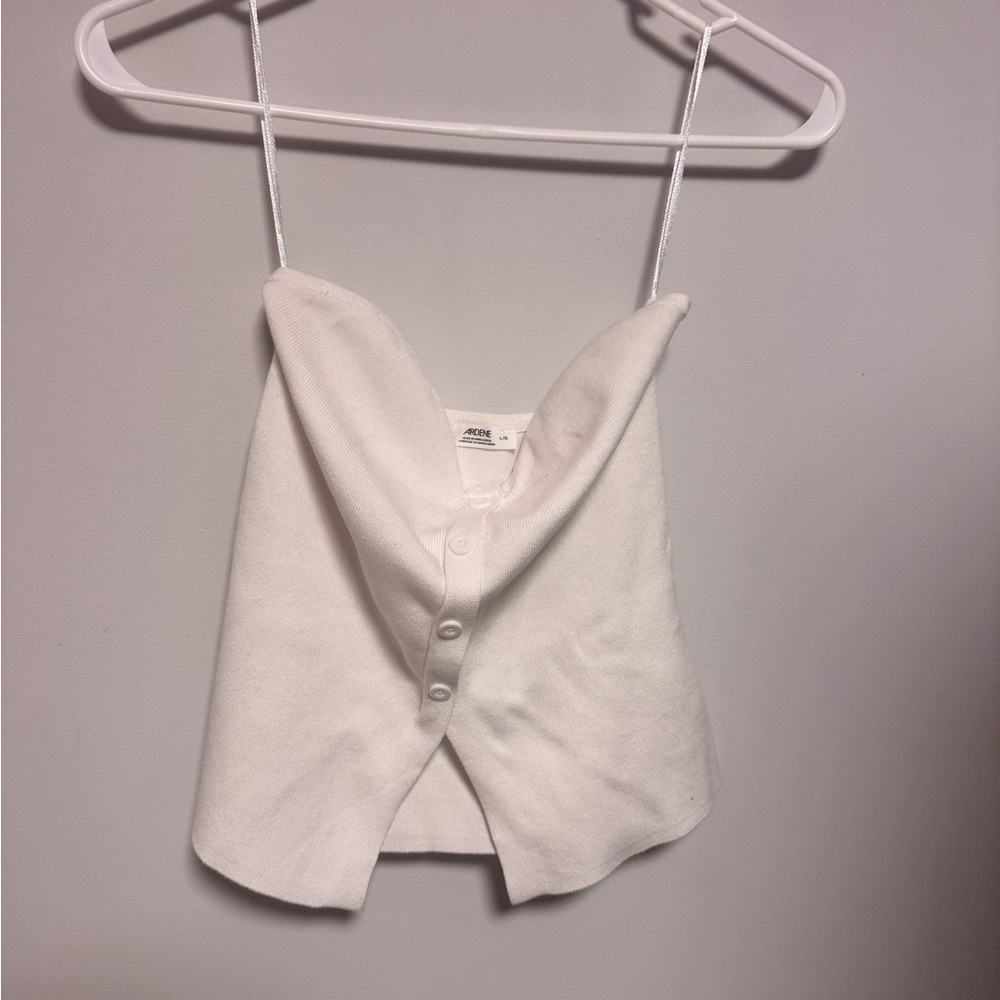 Ardene White Button-Up Camisole